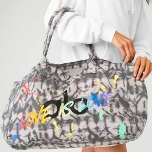 ALO Yoga Love is Love Canvas Shopper Tote Bag